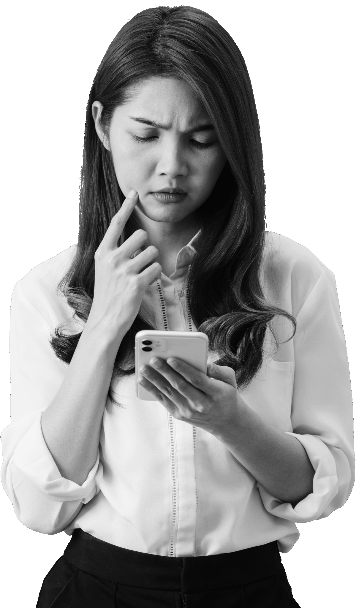 women_white-bw